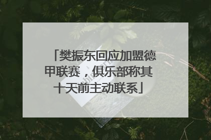 樊振东回应加盟德甲联赛，俱乐部称其十天前主动联系